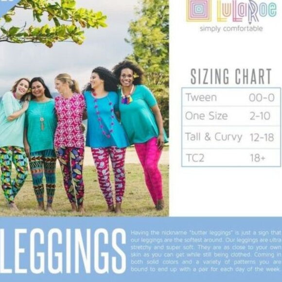 COPY - Two pack OS LuLaRoe One Size Leggings Solid Black 2 pack bundle - Picture 5 of 6